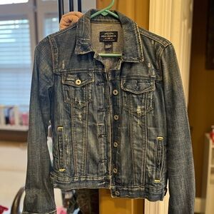 Ralph Lauren Polo Jeans Co. Blue distressed Denim Jacket